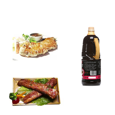 일본 톤카쓰 소스 Oem Haccp Brc 달콤하고 쓴 돼지 고기 컷 세자무와 향신료