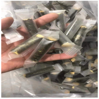 맛있는 90g 해산물 간식 새우 코크와 고기 벼룩 맛과 해조류 노리 롤