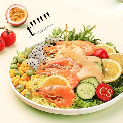 6pcs/ctn 수시와 채소와 저지방 수담 샐러드 드레싱 특수 비나그렛
