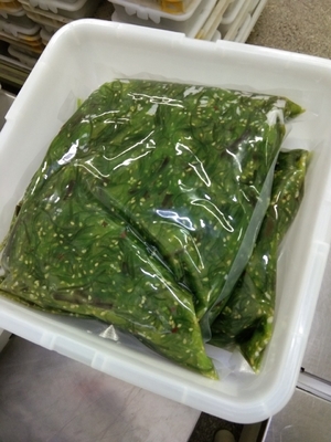 1kg 히야시 와카메 스타일 냉동 춘카 와카메 해조류 샐러드 일본 FROZEN 스타일