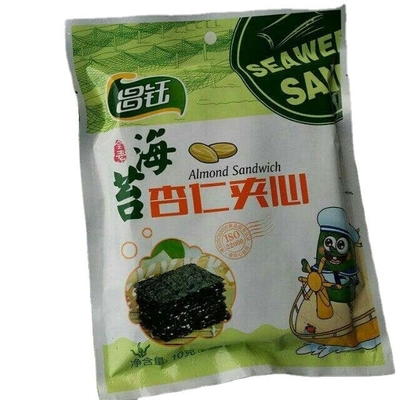 유기농 로스트 노리 간식 잎 건강 해조류 잎 정상 소비 항목