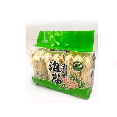 밝은 노란색 건조 된 중국 달걀 누드름 0.3kg 밀가루 재료로 만든