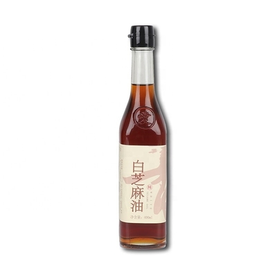 순수한 냉압 된 검은색 혼합 된 수담씨 기름