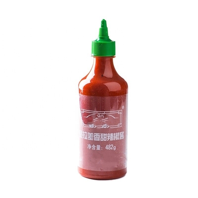 NO 재료 매운 마늘 스리라차 칠리 소스 510G