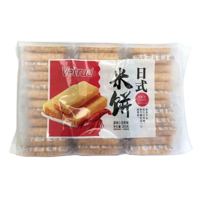 300G*12/CTN 수시 쌀 크래커 간식 또는 오피스 창고용 카놀라 재료