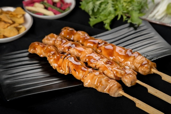 소금 가량이 낮은 1kg 가락 치킨 야키토리 일본 거리 음식점