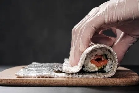 70g 무게 1회용 비닐 장갑