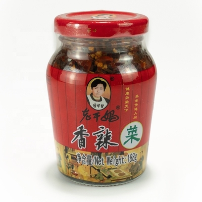라오가나마 칠리 소스, 칠리 붉은 기름, 발효된 닭고기 소아콩 맛