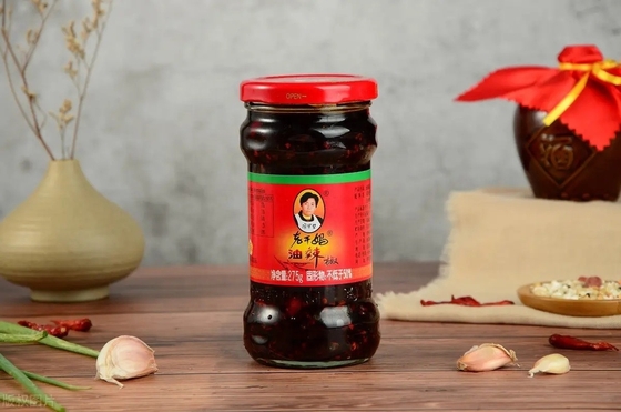 라오간마 280g 유리 병 GK 와기우 쇠고기 스리라차 핫 칠리 소스 칠리 레드 오일 브릭스 % 0