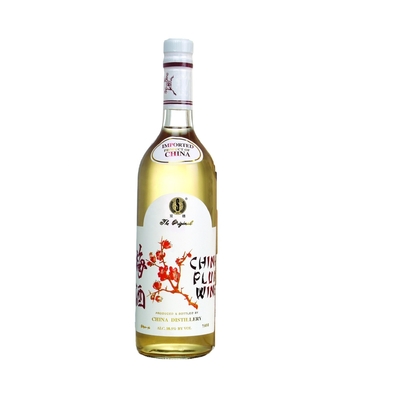 진정한 중국 스타일의 초록 플룸 와인 중미 달콤한 맛을 경험하십시오.