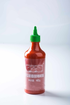 간장 맛 달콤한 스리라차 핫 칠리 소스 및 합리적인 내용